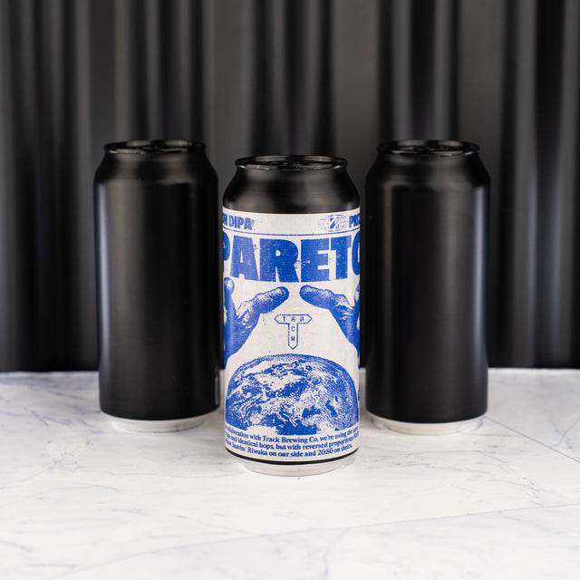 Canette de bière PARETO DDH DIPA 8% - collaboration PRIZM et Track Brewing Co