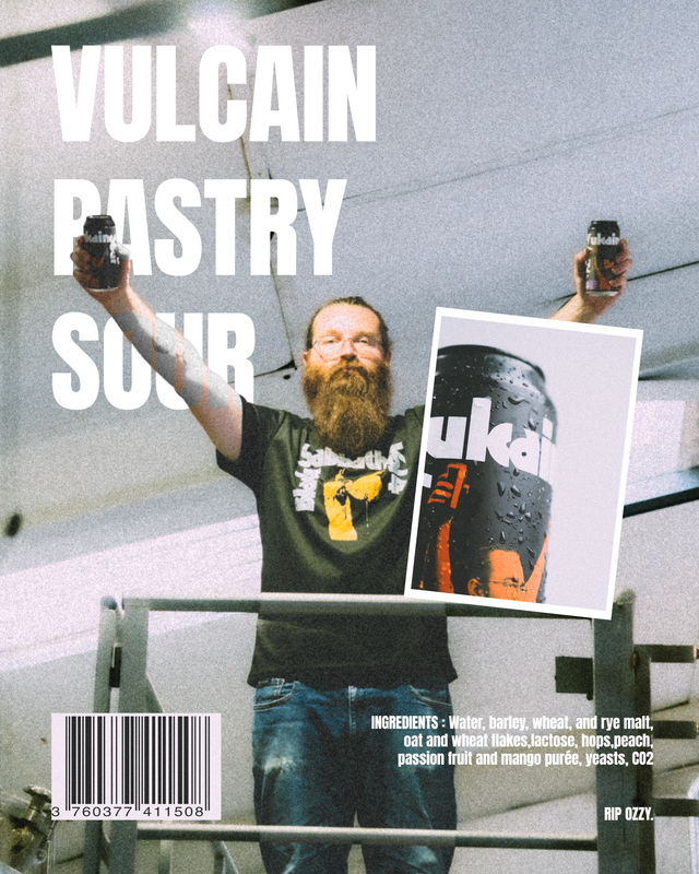 VULCAIN (Pastry Sour) - Pêche • Fruit de la passion • Mangue • Lactose - 6%