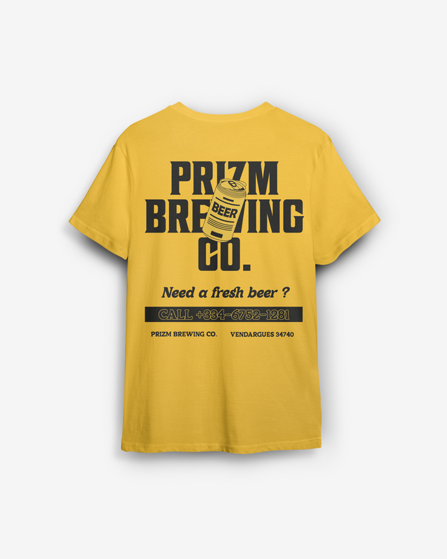 T SHIRT NEED FRESH BEER - PRIZM BREWING CO